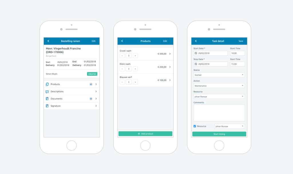 DeskDrive UI designs